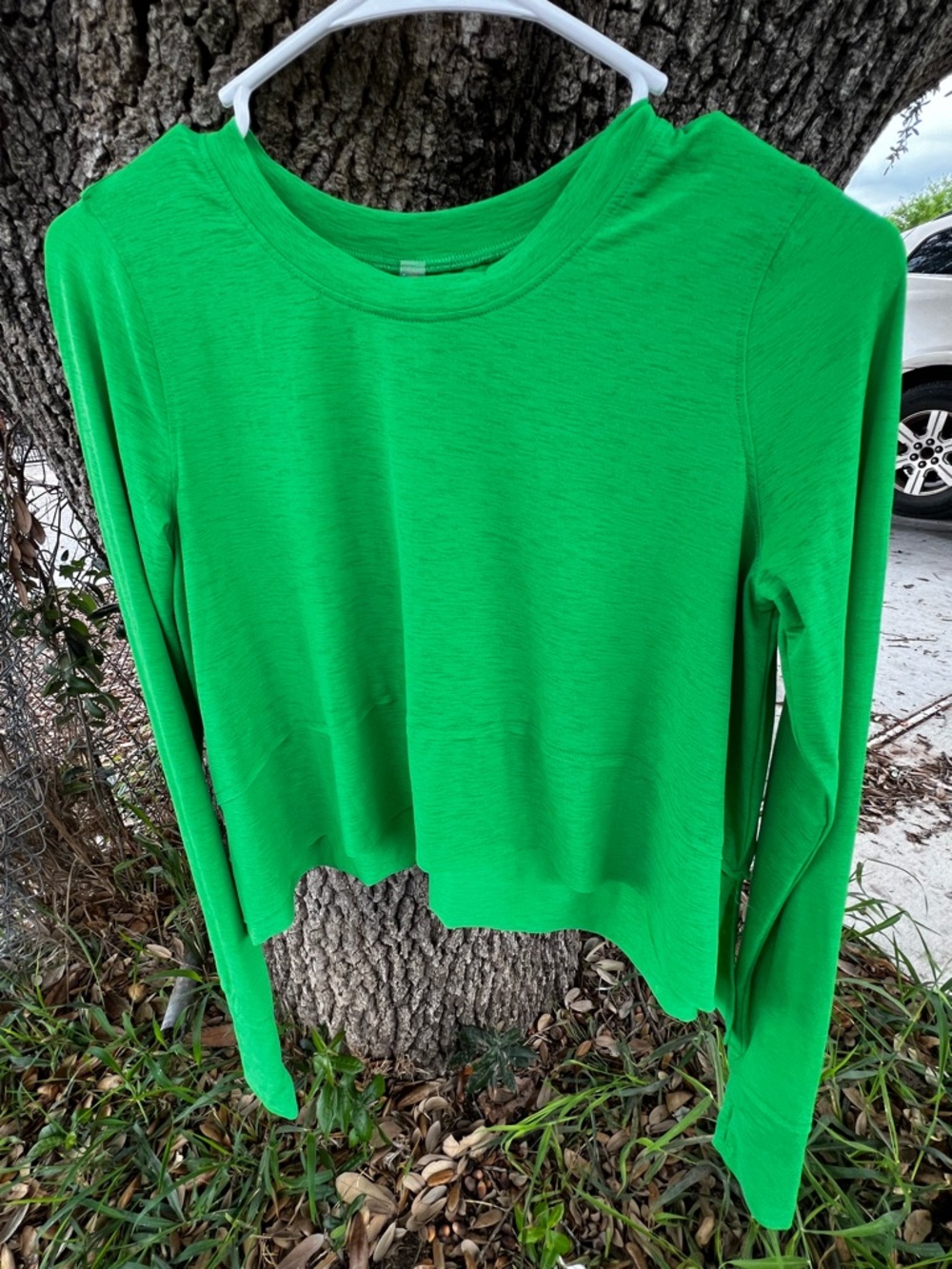 Free People FP Movement Tempo Long Sleeve Tee Size XS green flowy top